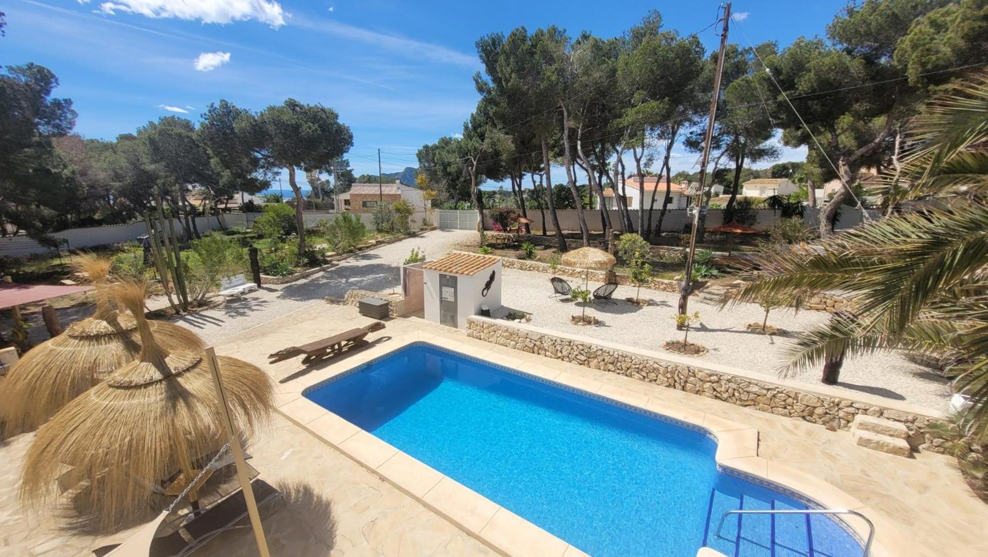 Casa Caledonia - Appartement Dans Villa Avec Jardin Arbore Et Piscine A 500 M De La Mer Benissa Exterior photo