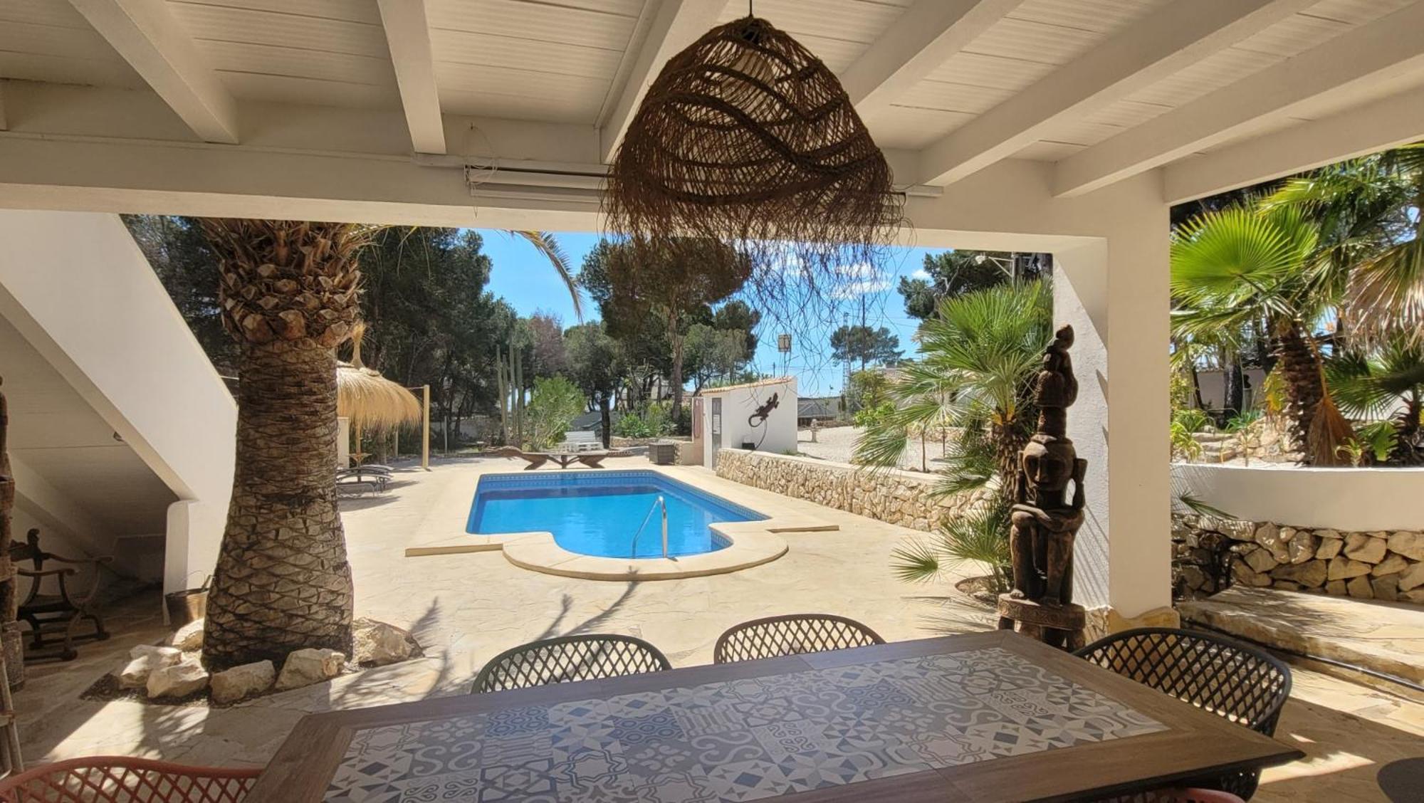 Casa Caledonia - Appartement Dans Villa Avec Jardin Arbore Et Piscine A 500 M De La Mer Benissa Exterior photo
