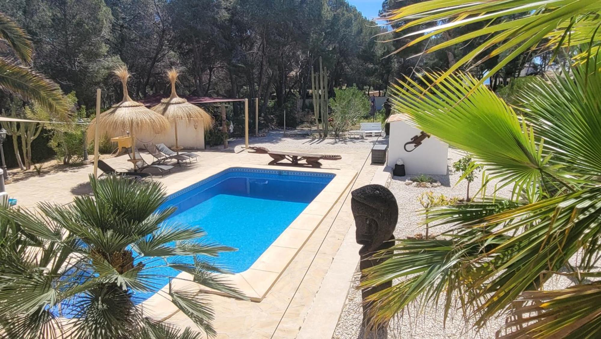 Casa Caledonia - Appartement Dans Villa Avec Jardin Arbore Et Piscine A 500 M De La Mer Benissa Exterior photo