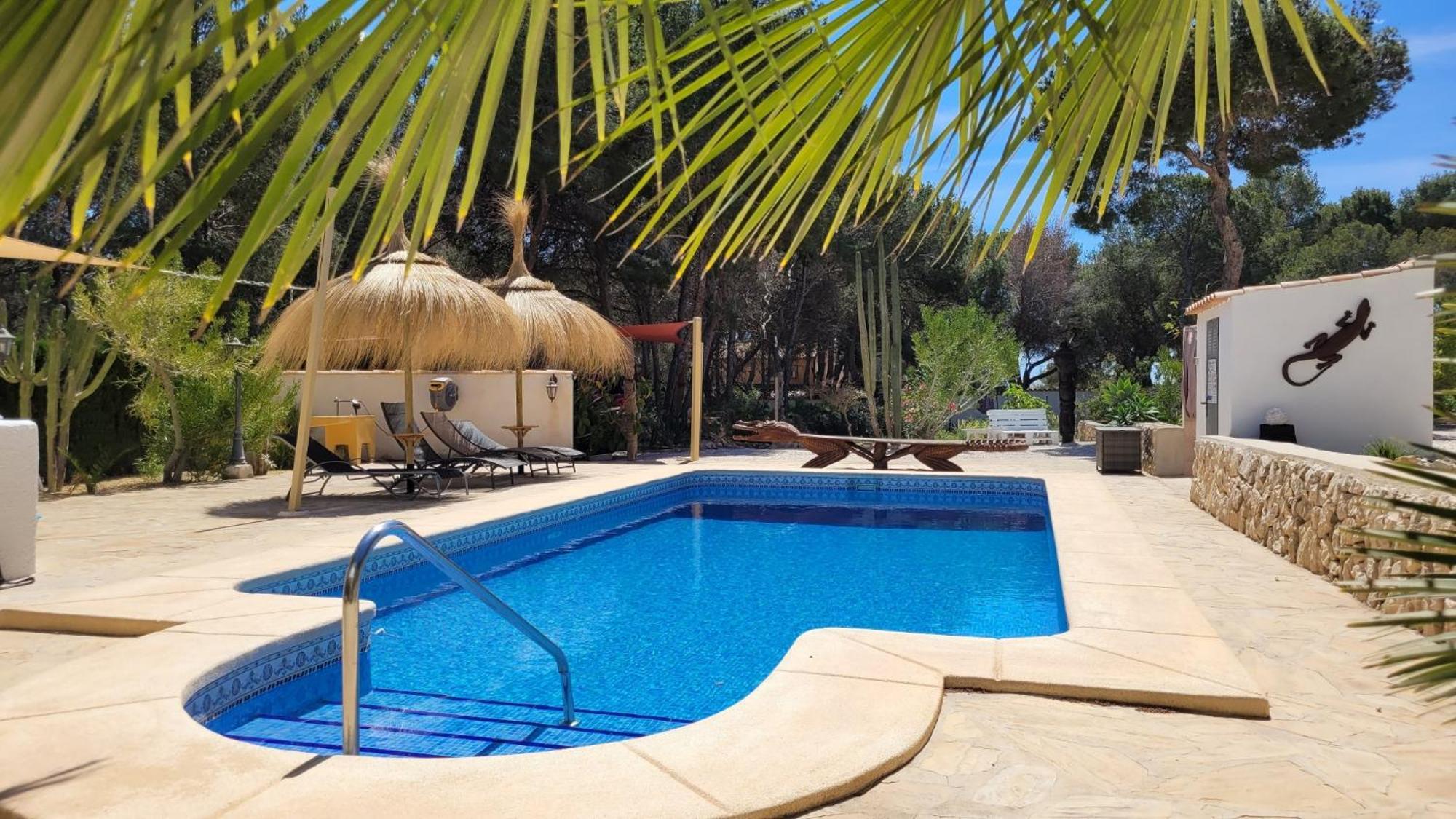 Casa Caledonia - Appartement Dans Villa Avec Jardin Arbore Et Piscine A 500 M De La Mer Benissa Exterior photo
